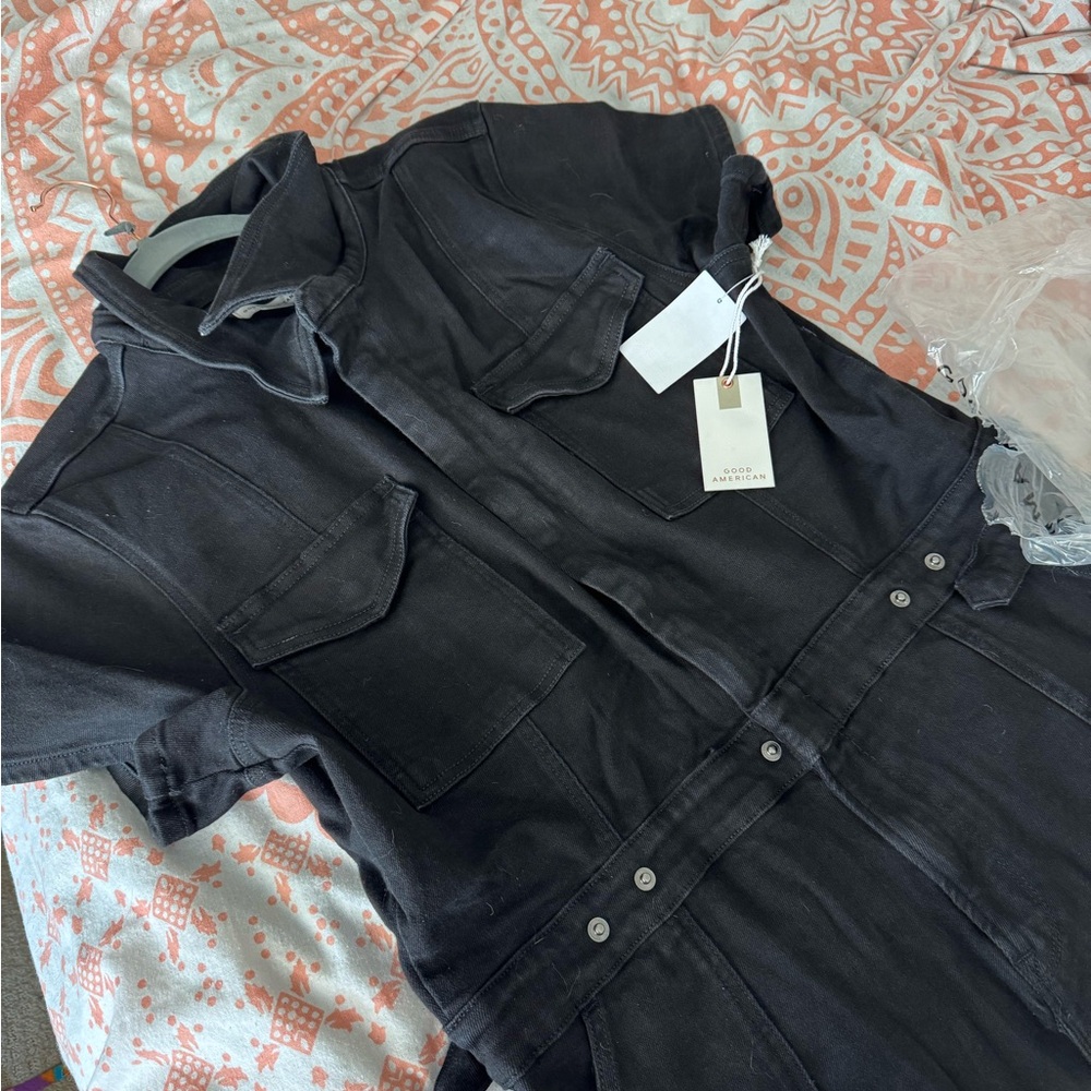 Good American Denim Jumpsuit – Size 2X – NWT black